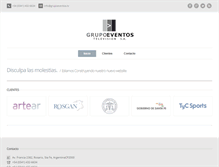 Tablet Screenshot of grupoeventos.tv